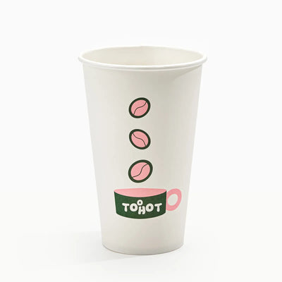 16 oz Custom Recyclable Paper Cups
