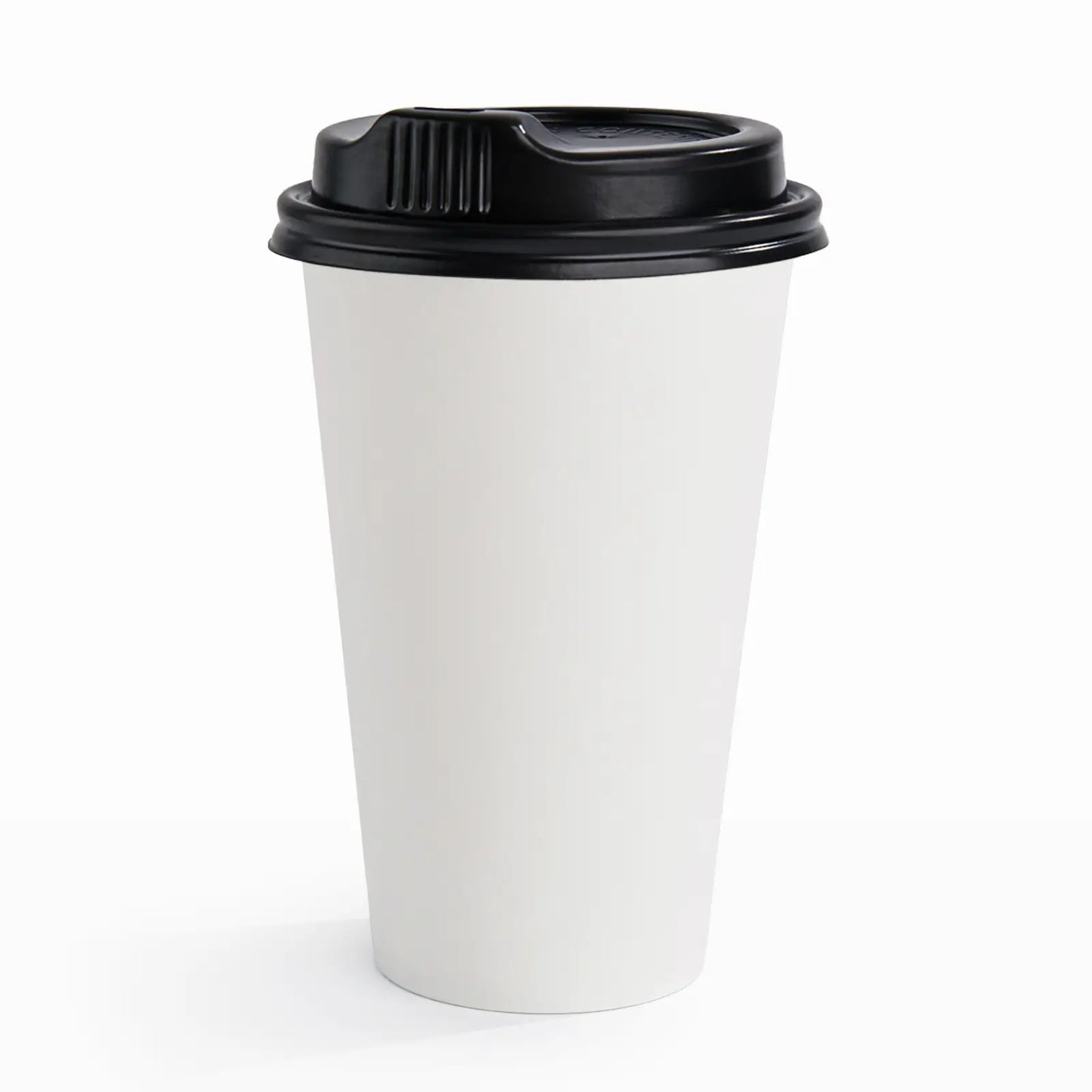 16 oz Blank Recyclable Paper Cups with Lids