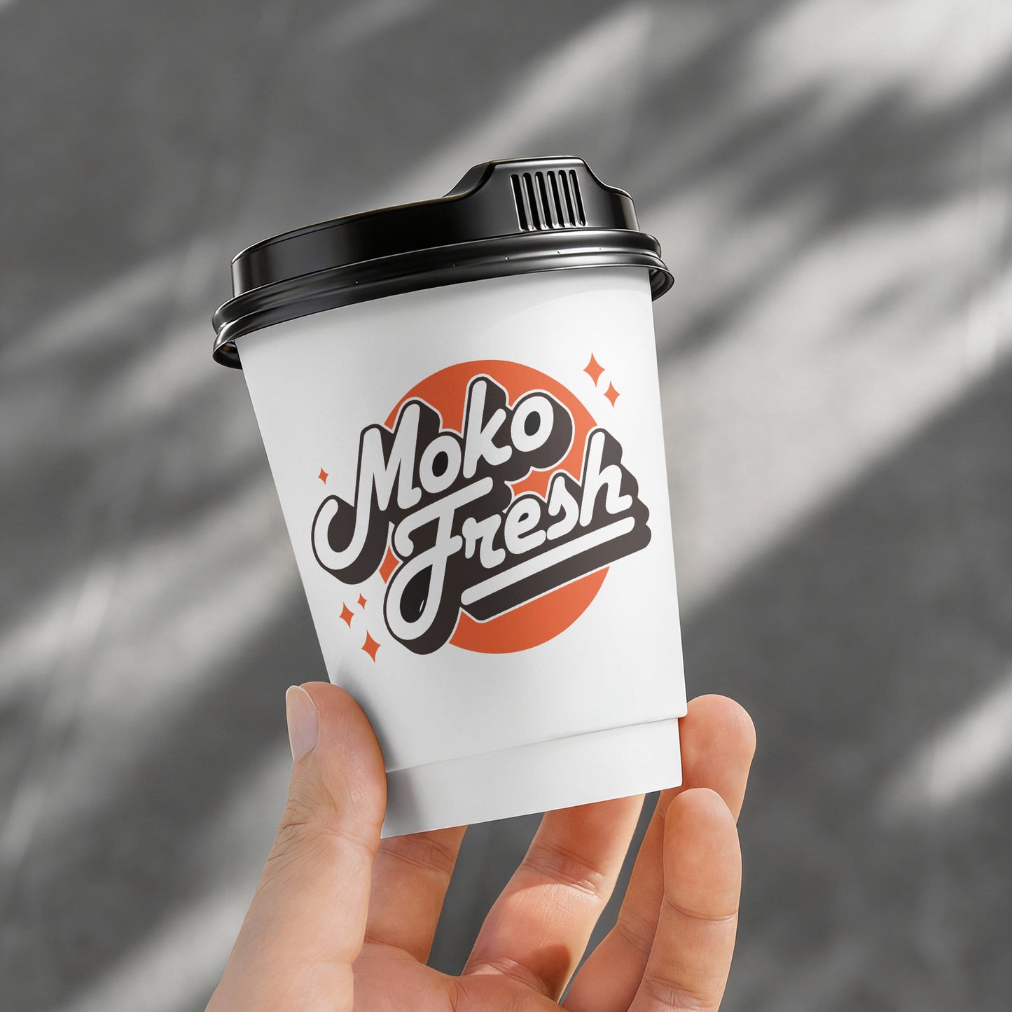 12 oz Custom Recyclable Double Wall Paper Cups with Lids