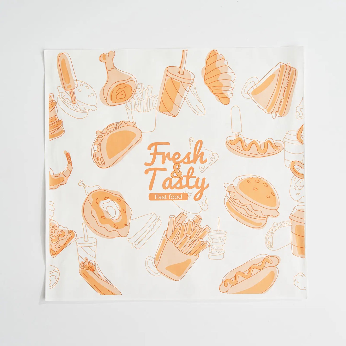 Custom Grease Resistant Food Wrapping Paper
