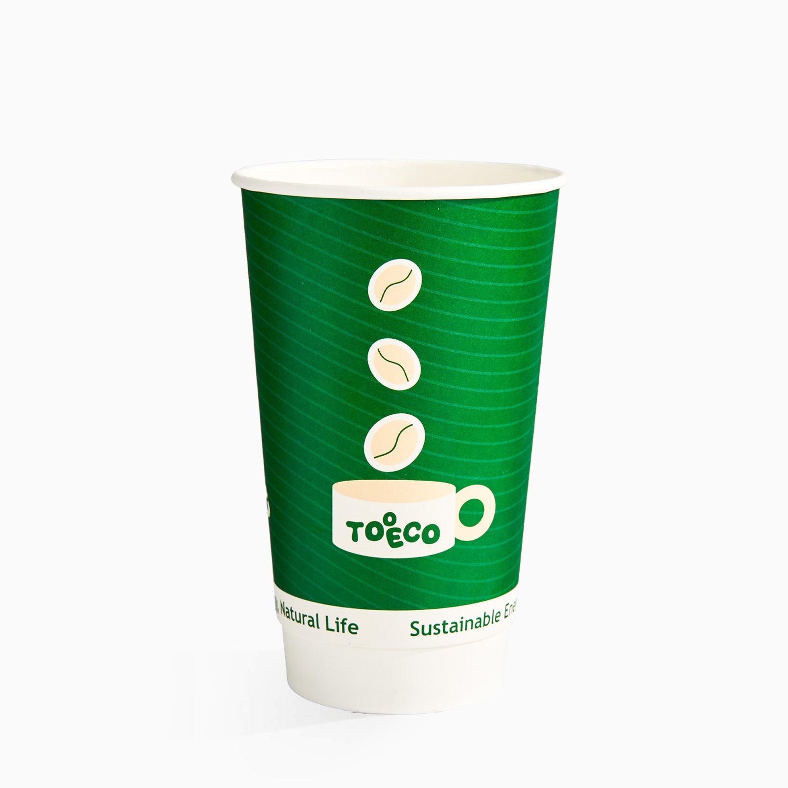 16 oz Custom Compostable Double Wall Paper Cups