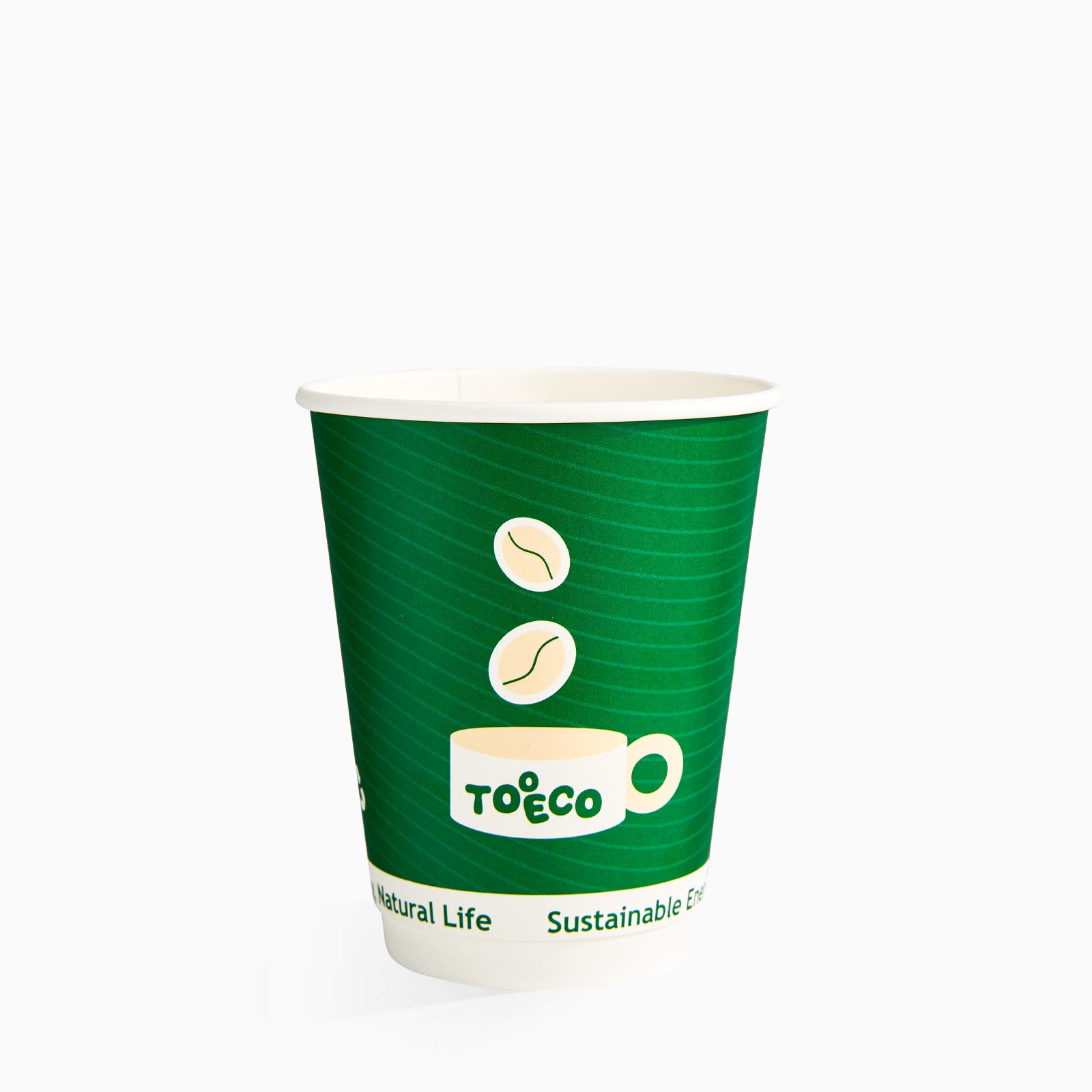 12 oz Custom Compostable Double Wall Paper Cups
