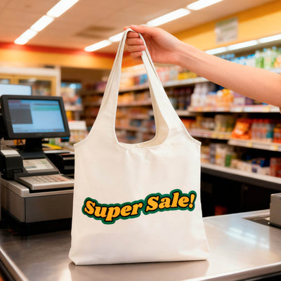 Custom Canvas Vest Shopping Bags