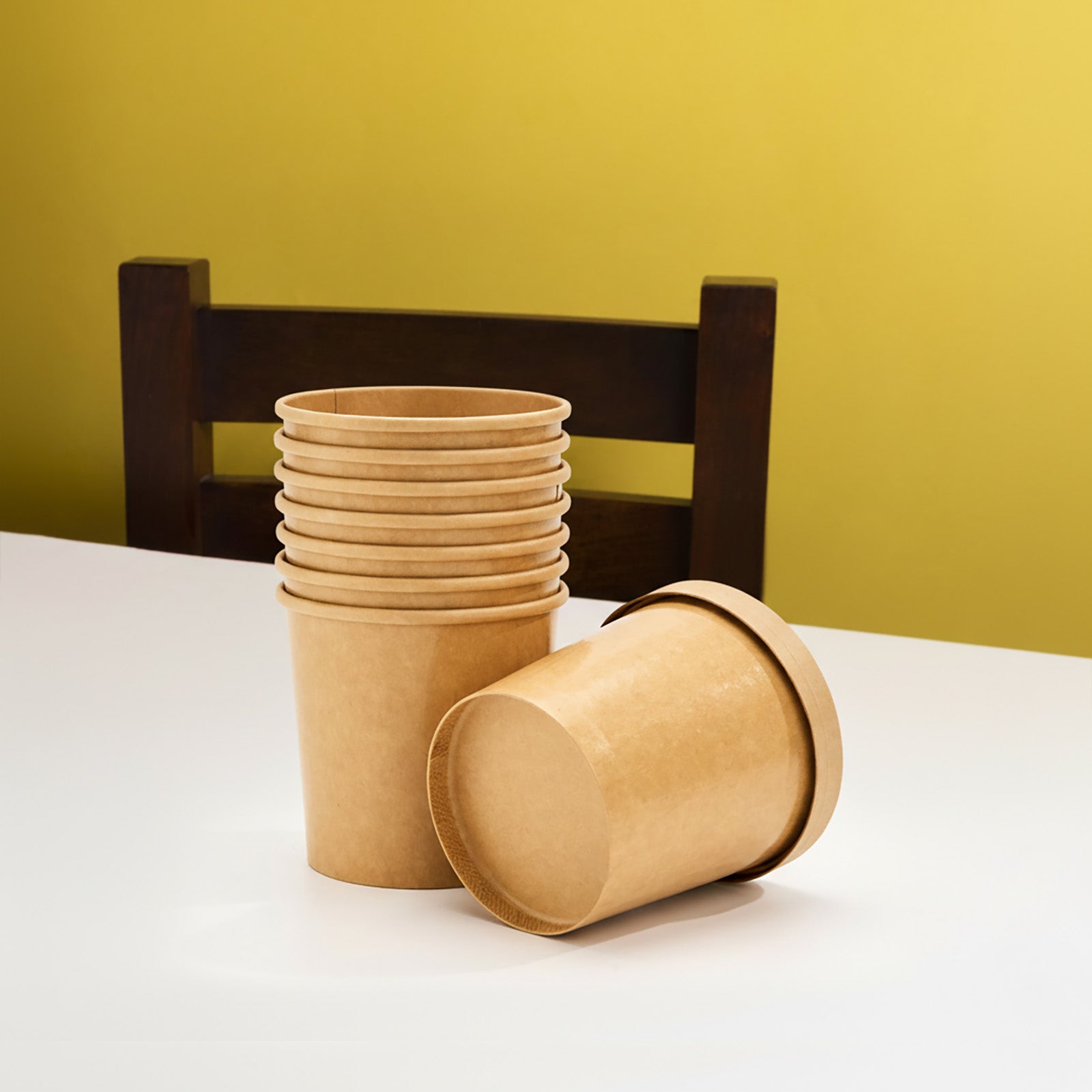 Blank Recyclable Paper Food Containers