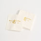 Custom Gold Foil Napkins