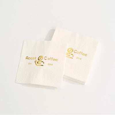 Custom Gold Foil Napkins-SPU RacetopPrint