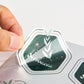 Silver Metallic Sheet Labels