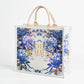 Custom Cotton Canvas Flat Bottom Tote Bag with Padded Handles