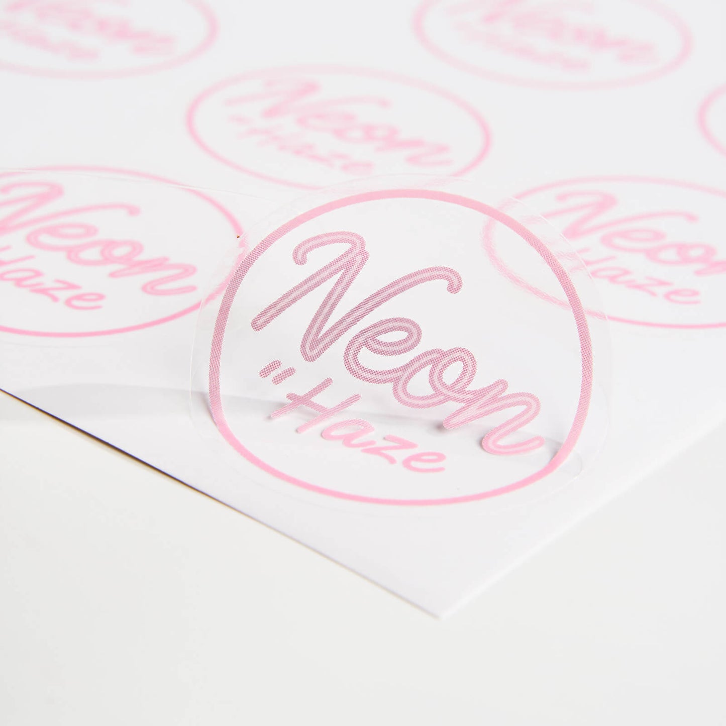 Clear Sheet Labels