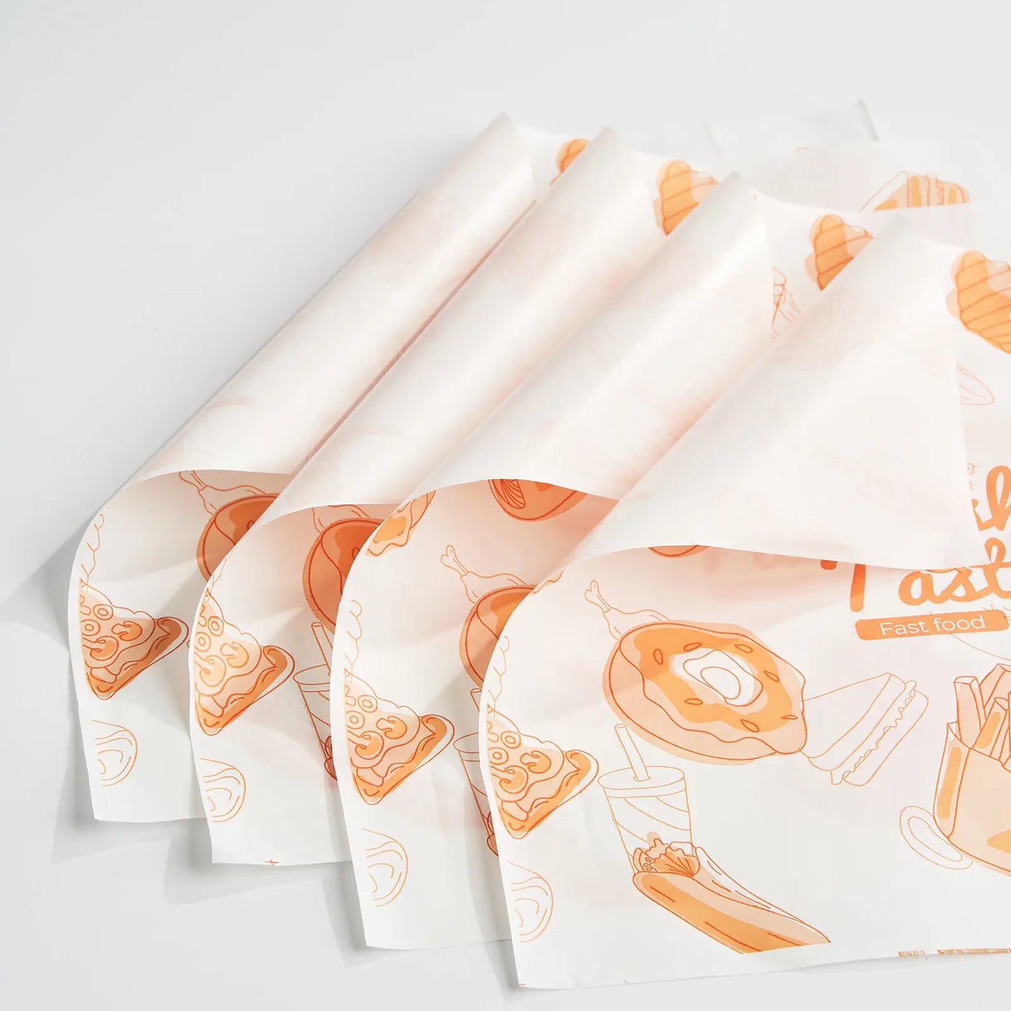 Custom Grease Resistant Food Wrapping Paper
