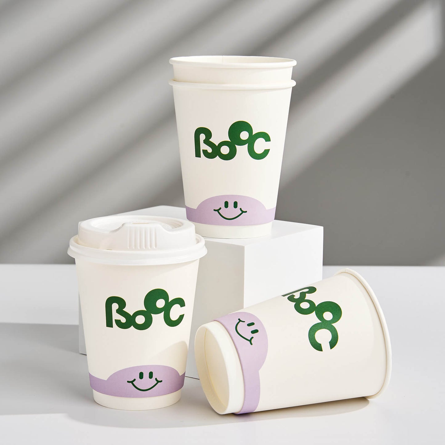 12 oz Custom Compostable Double Wall Paper Cups