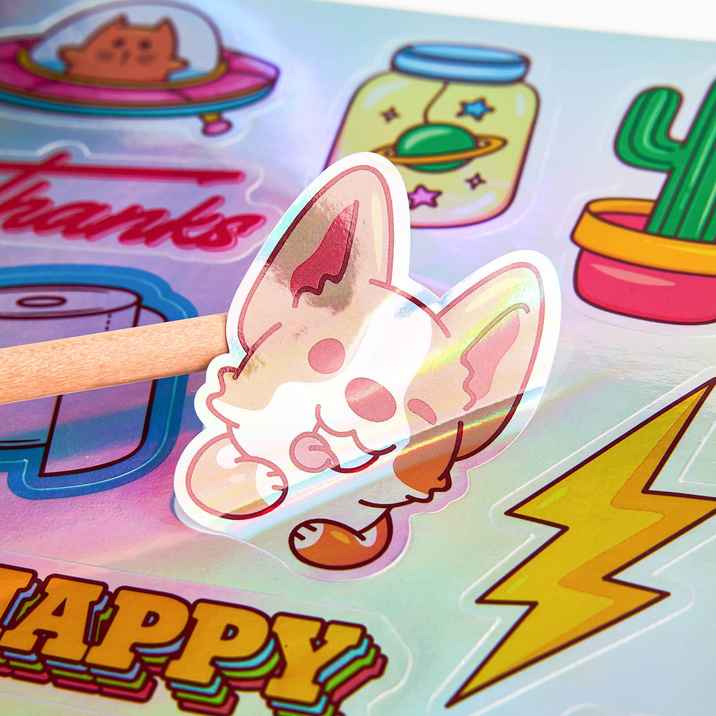Holographic Sticker Sheets