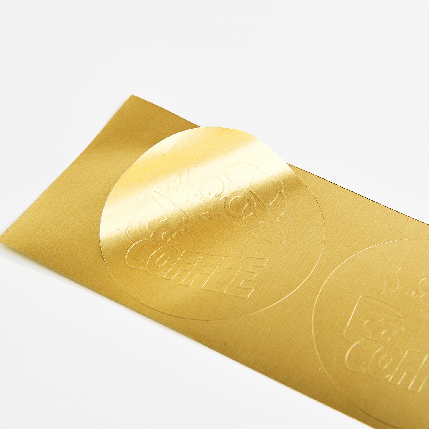 Embossed Foil Labels