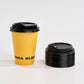 12 oz Custom Recyclable Paper Cups with Lids