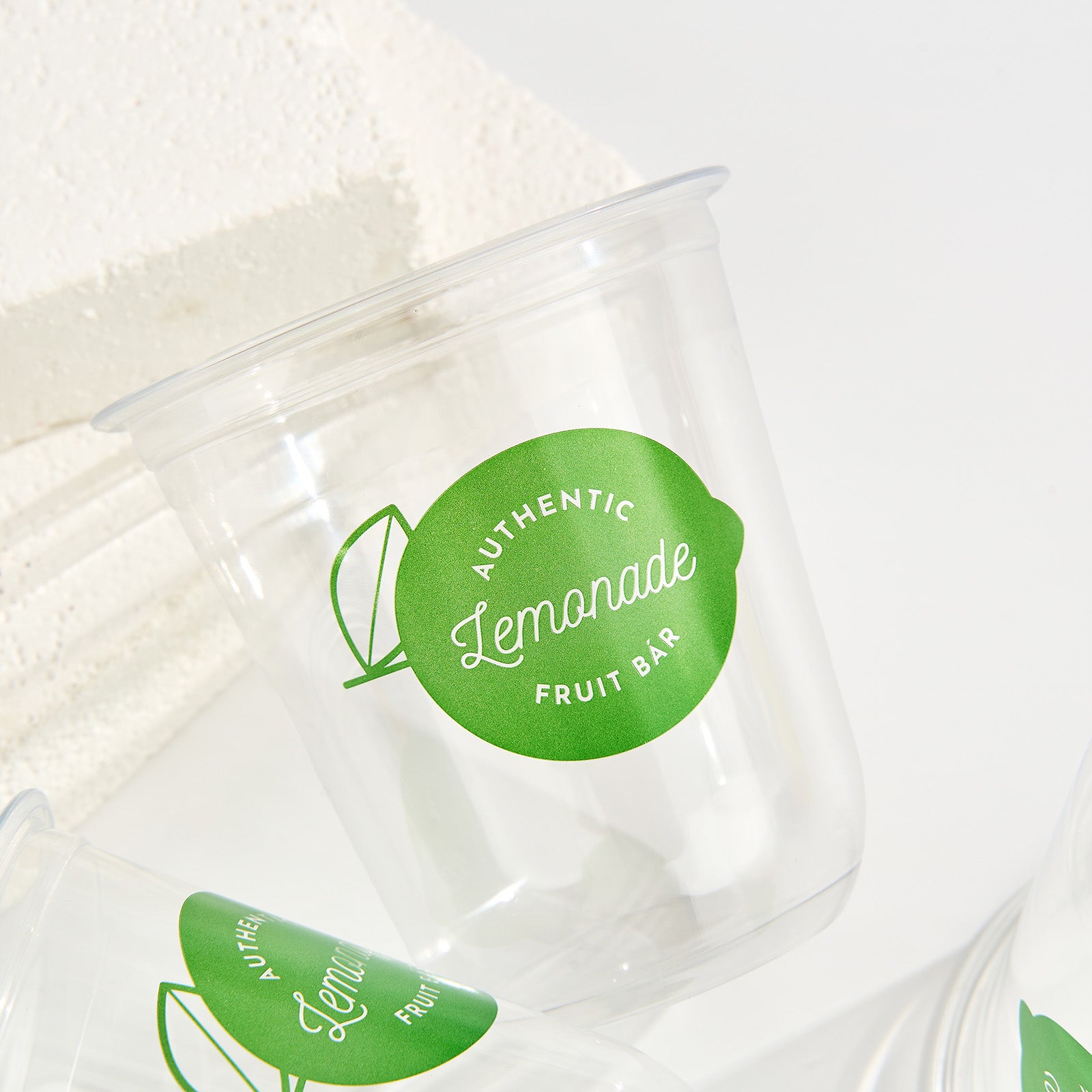 12 oz Custom Recyclable Round Bottom Plastic Cups
