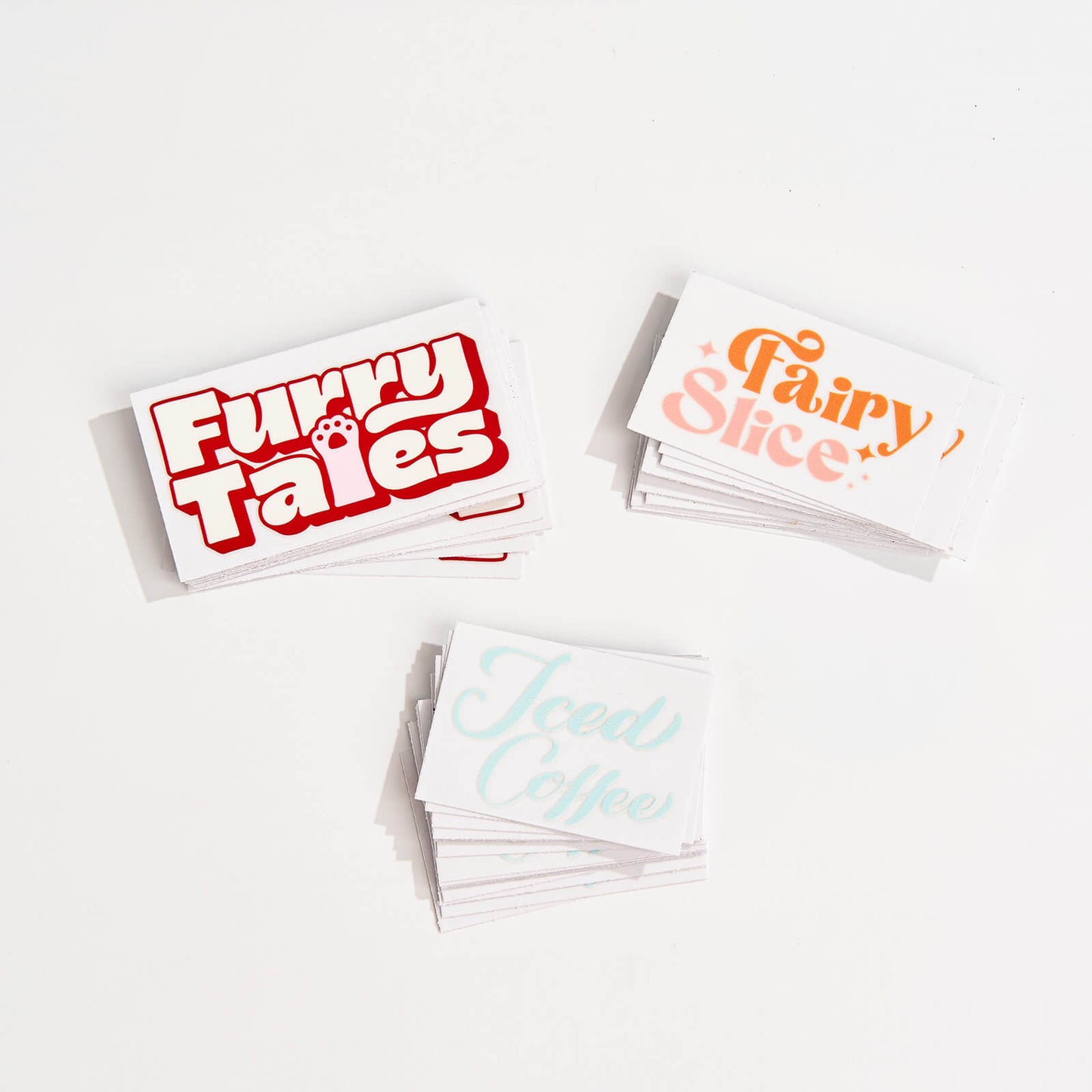 UV DTF Lettering Transfer Stickers