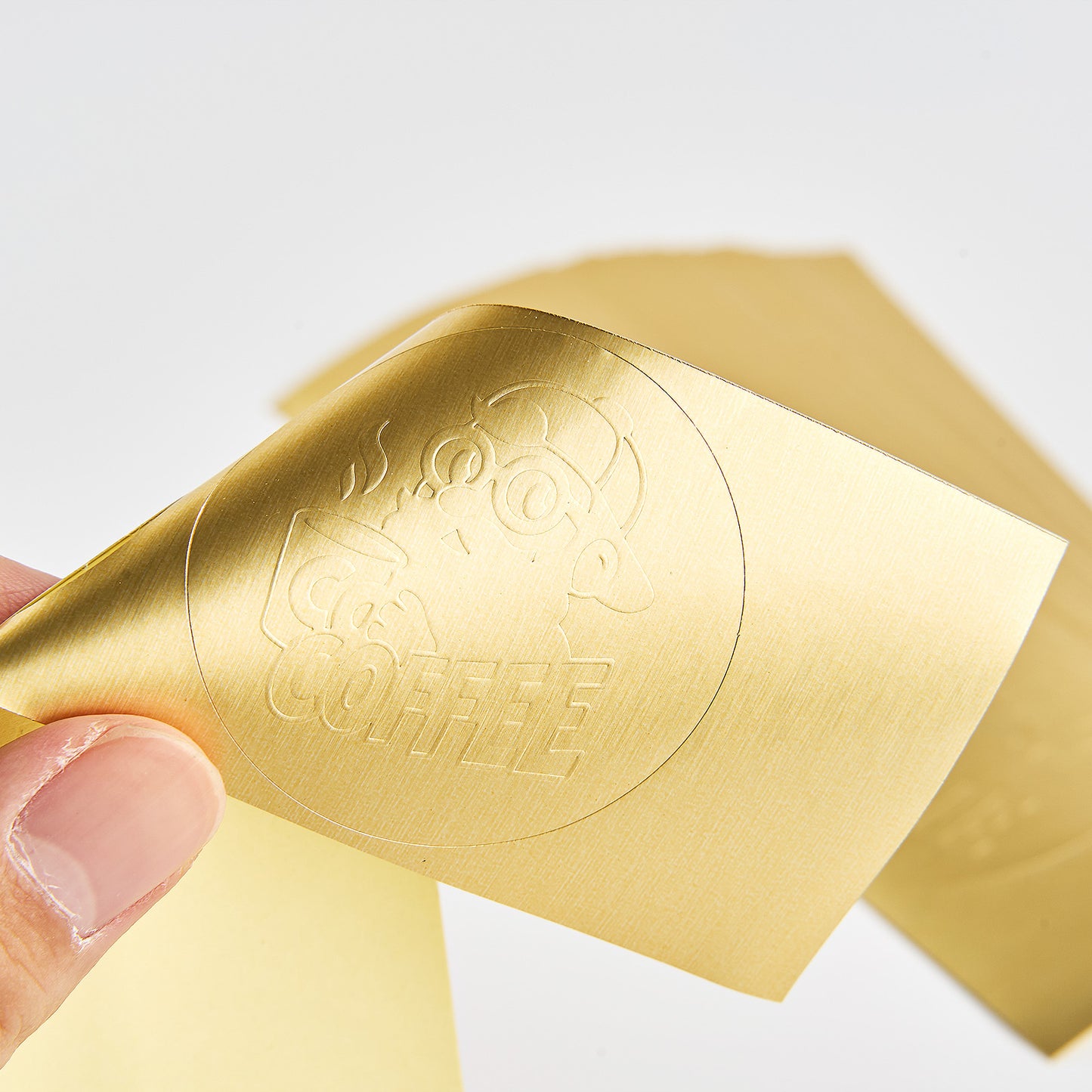 Embossed Foil Labels