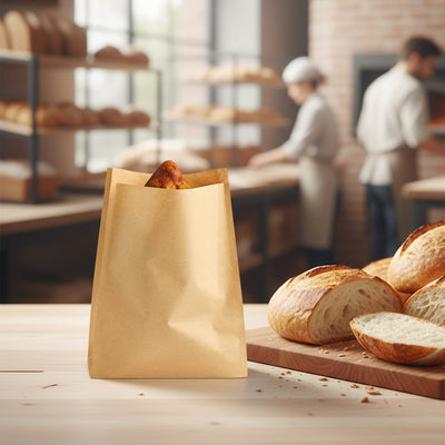 Kraft Grease Resistant Bags