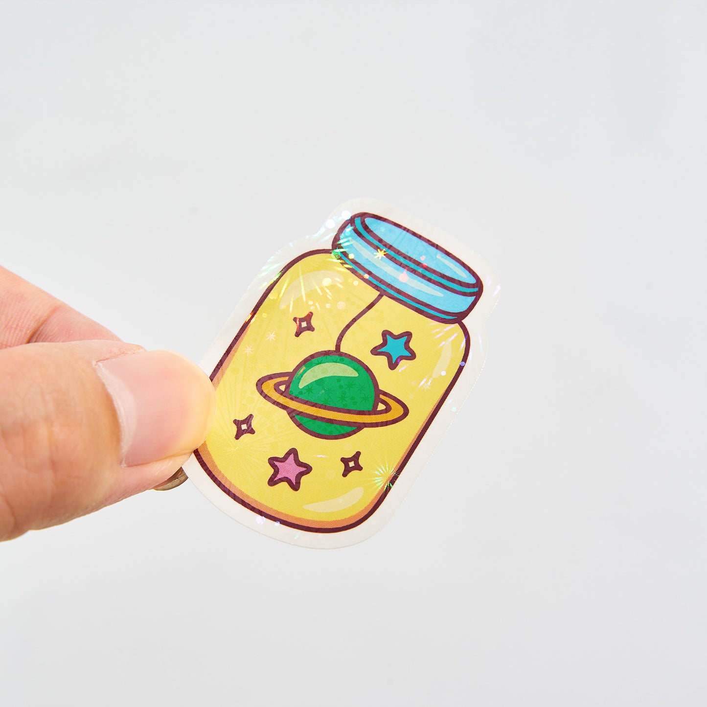 Holographic Fireworks Sticker Sheets