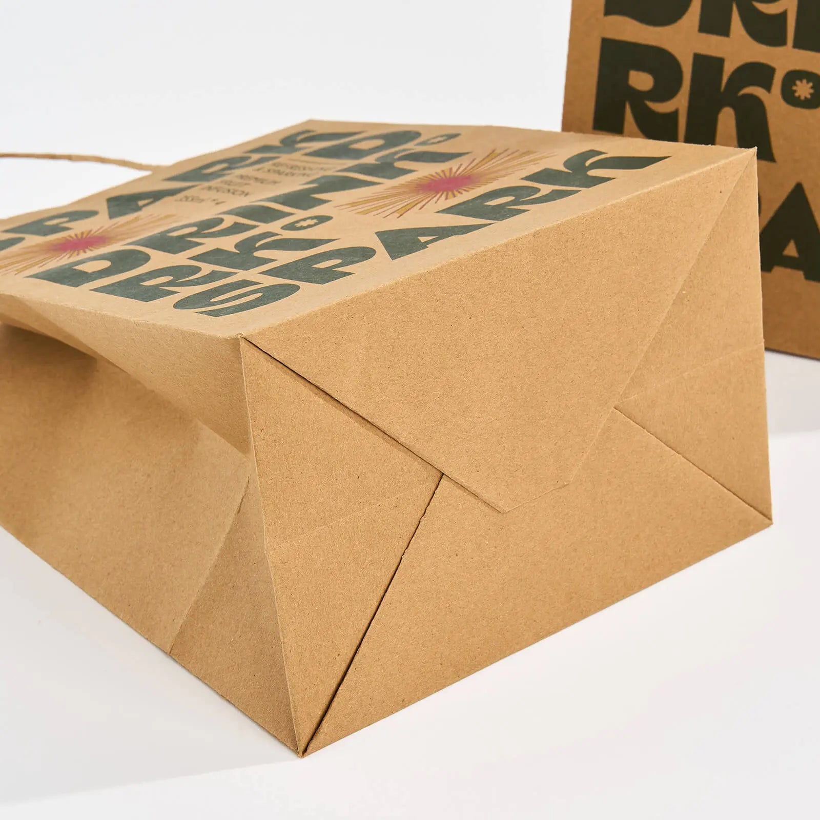 Custom Reinforced Kraft Paper Bags
