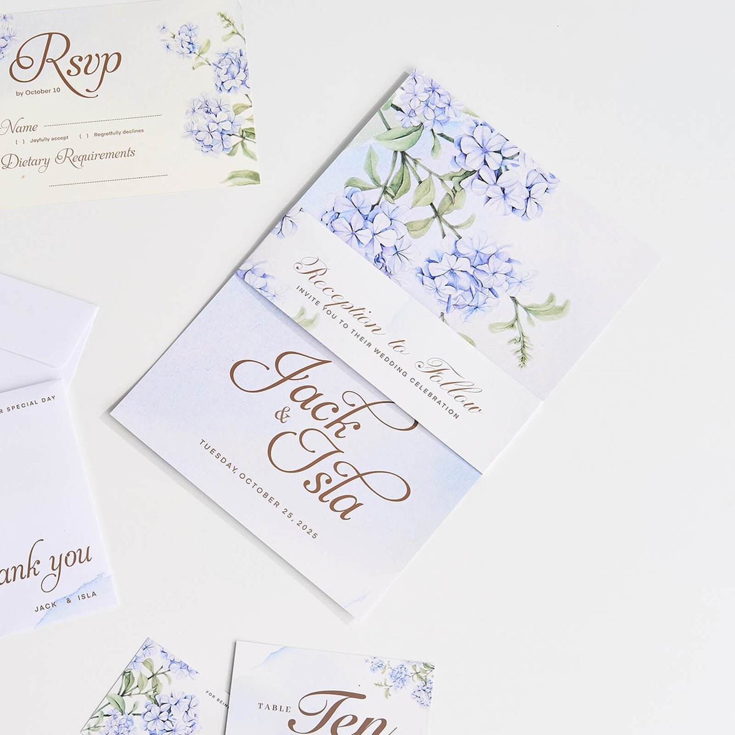 Wedding Invitation Belly Bands