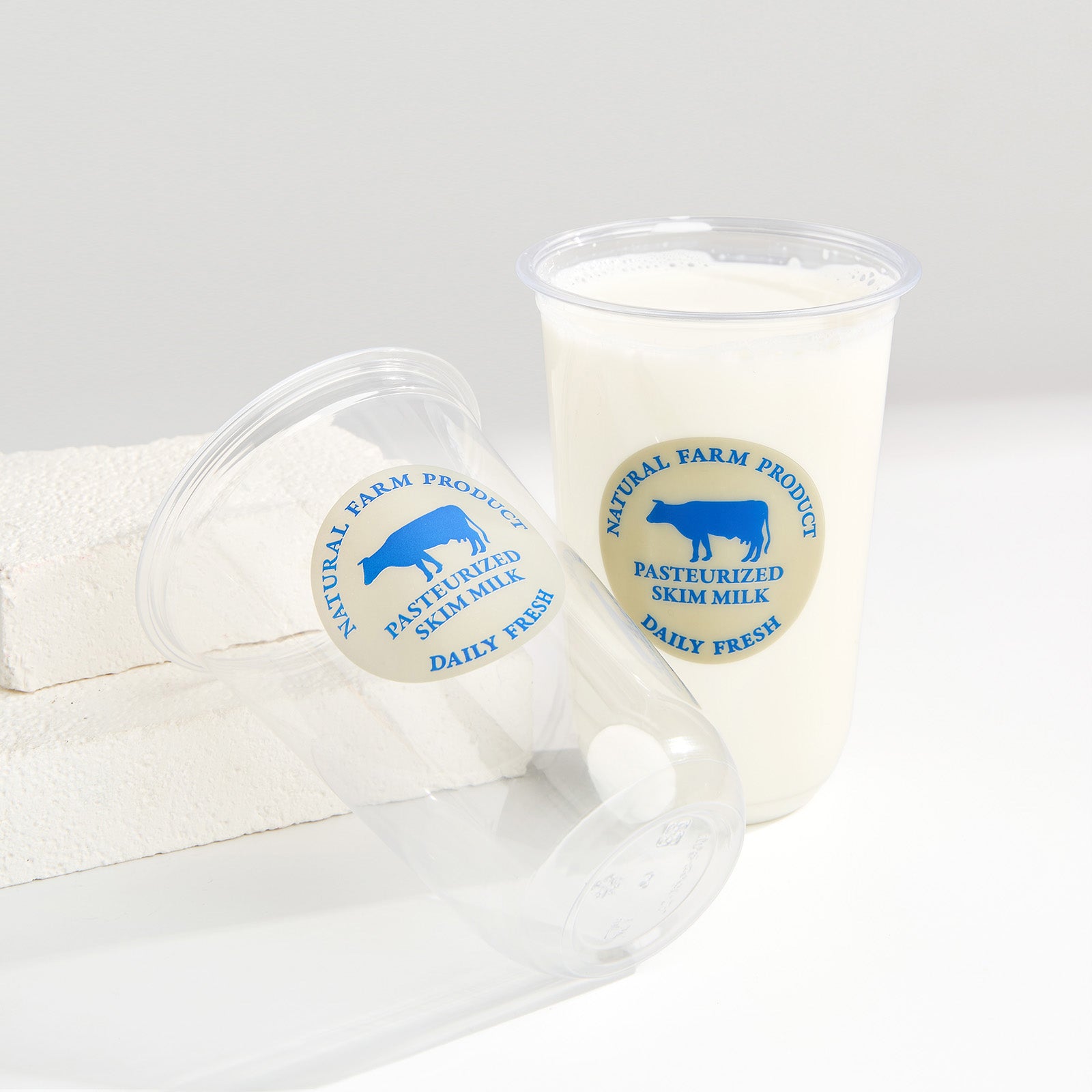 16 oz Custom Recyclable Round Bottom Plastic Cups