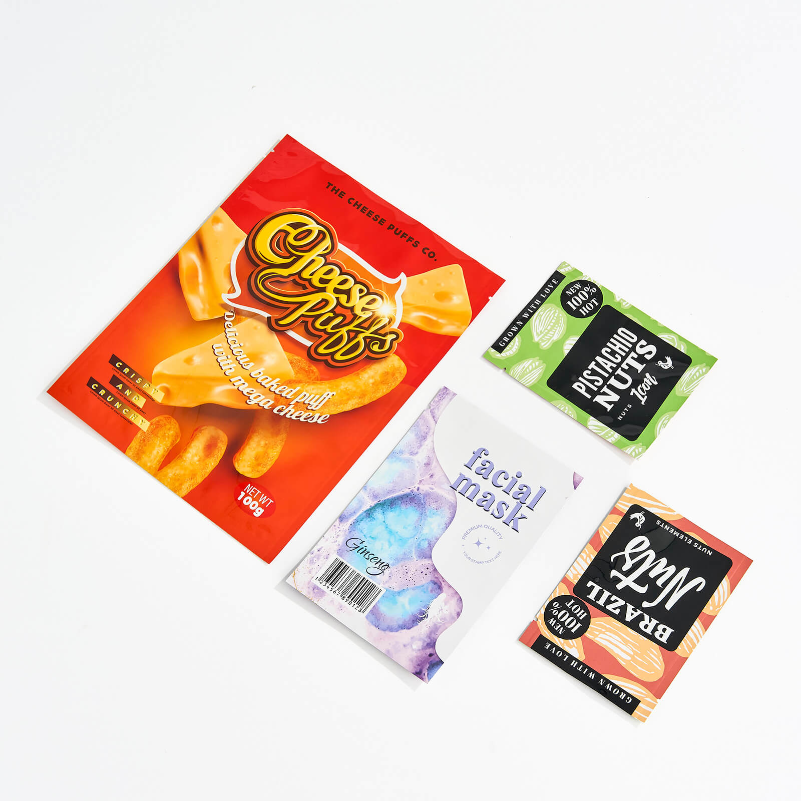 Custom Flat Mylar Bags