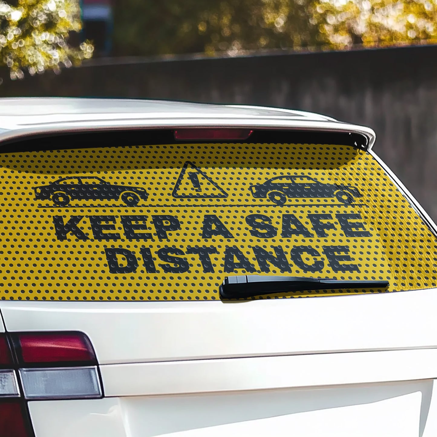 Custom Perforated Car Window Decals