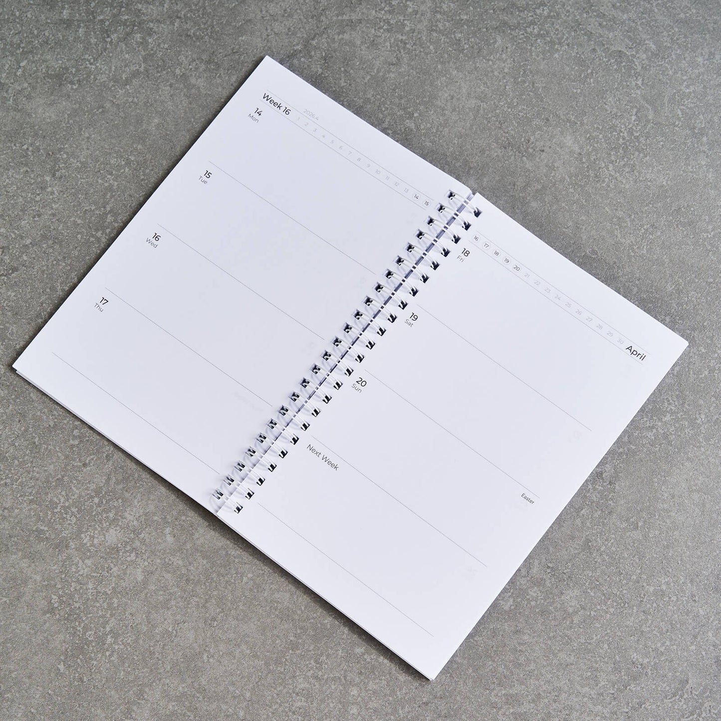 Custom Spiral 2026 Weekly Planner