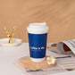 16 oz Custom Recyclable Double Wall Paper Cups with Lids