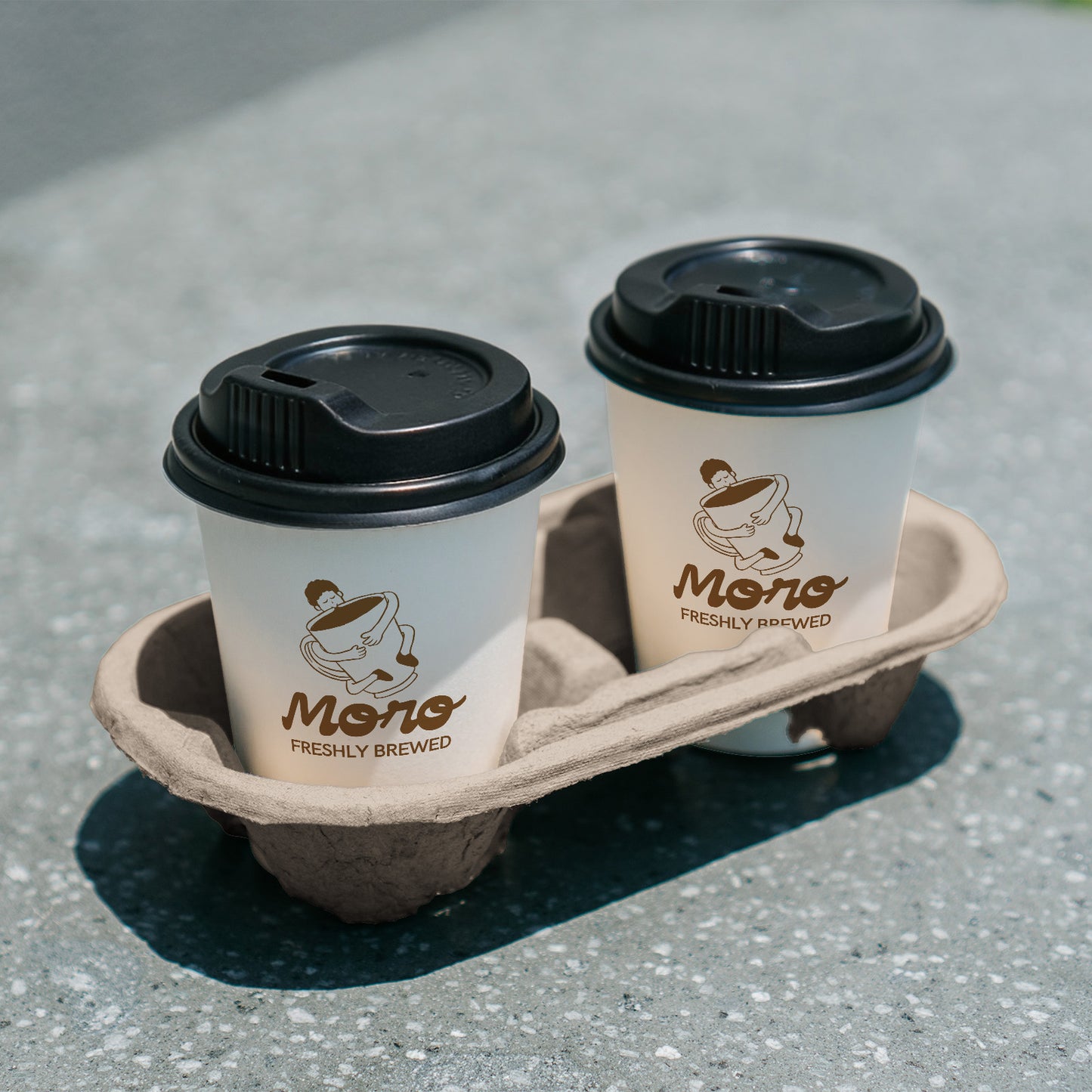 12 oz Custom Recyclable Paper Cups with Lids