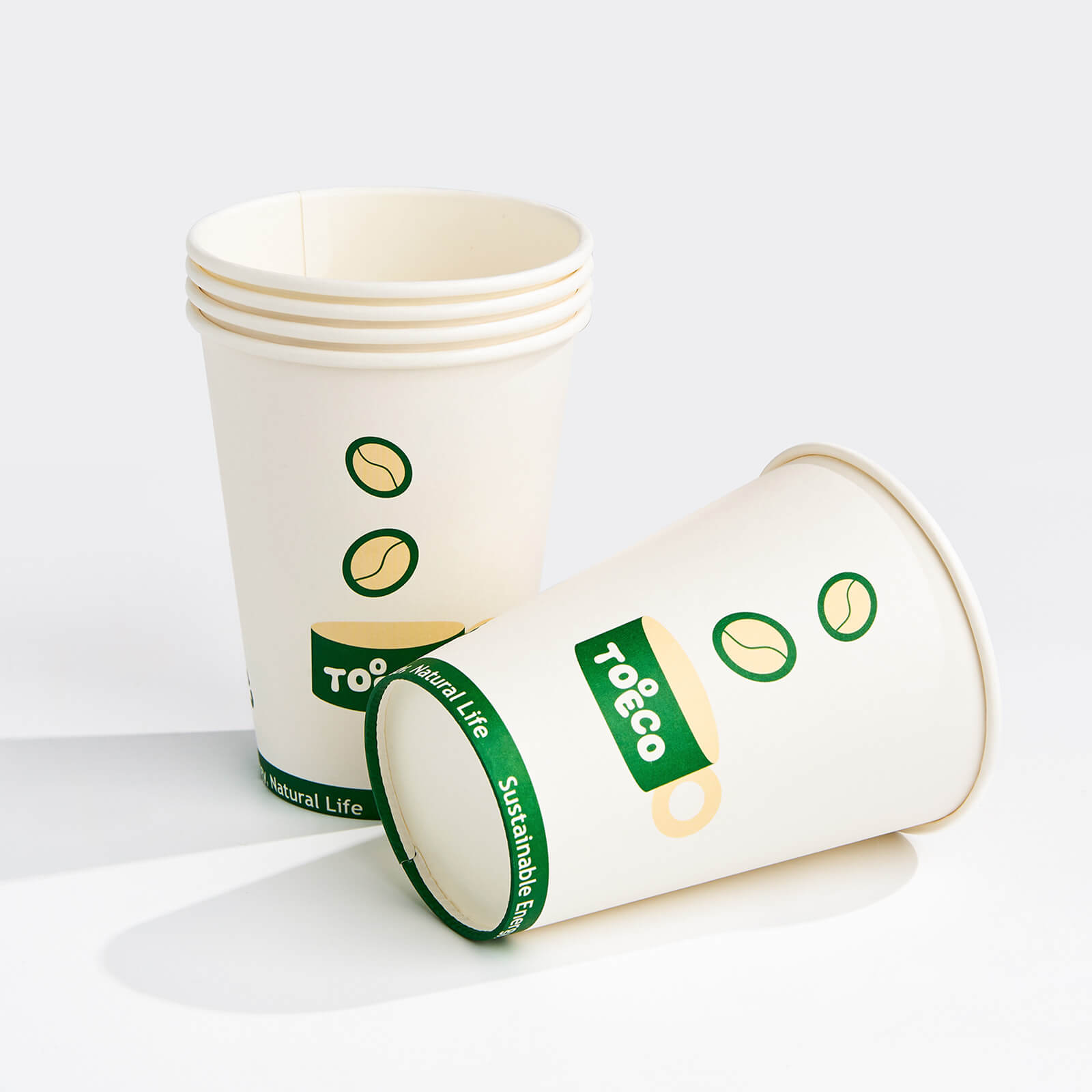 12 oz Custom Compostable Paper Cups