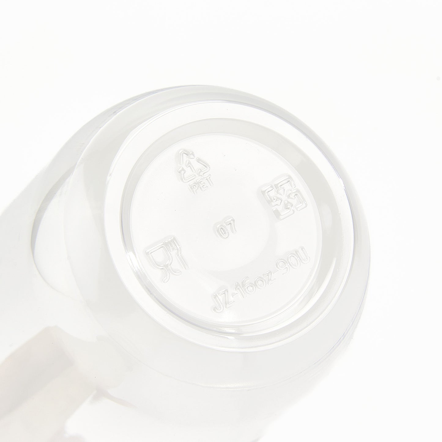 16 oz Custom Recyclable Round Bottom Plastic Cups