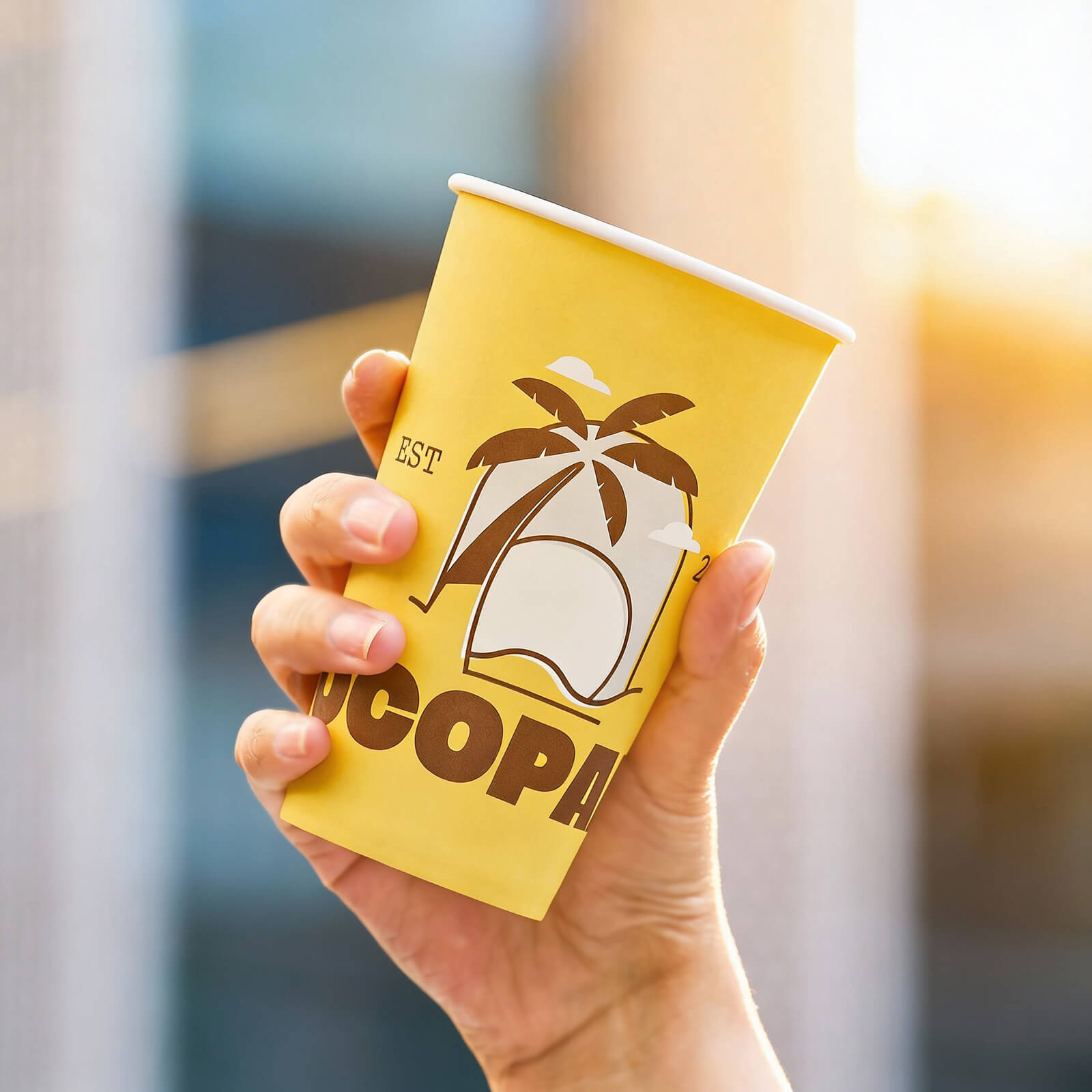 16 oz Custom Compostable Paper Cups