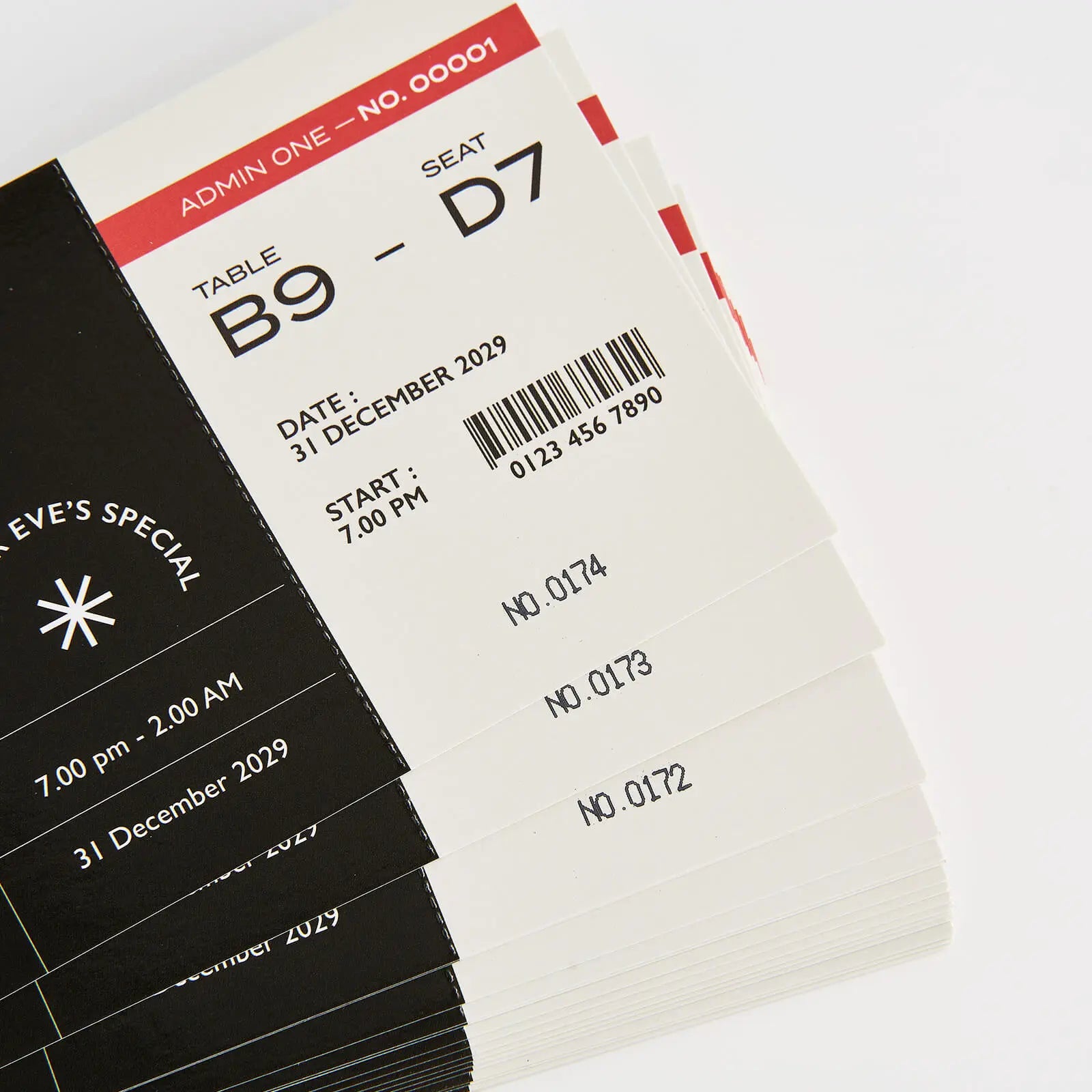 Custom Tickets-SPU RacetopPrint