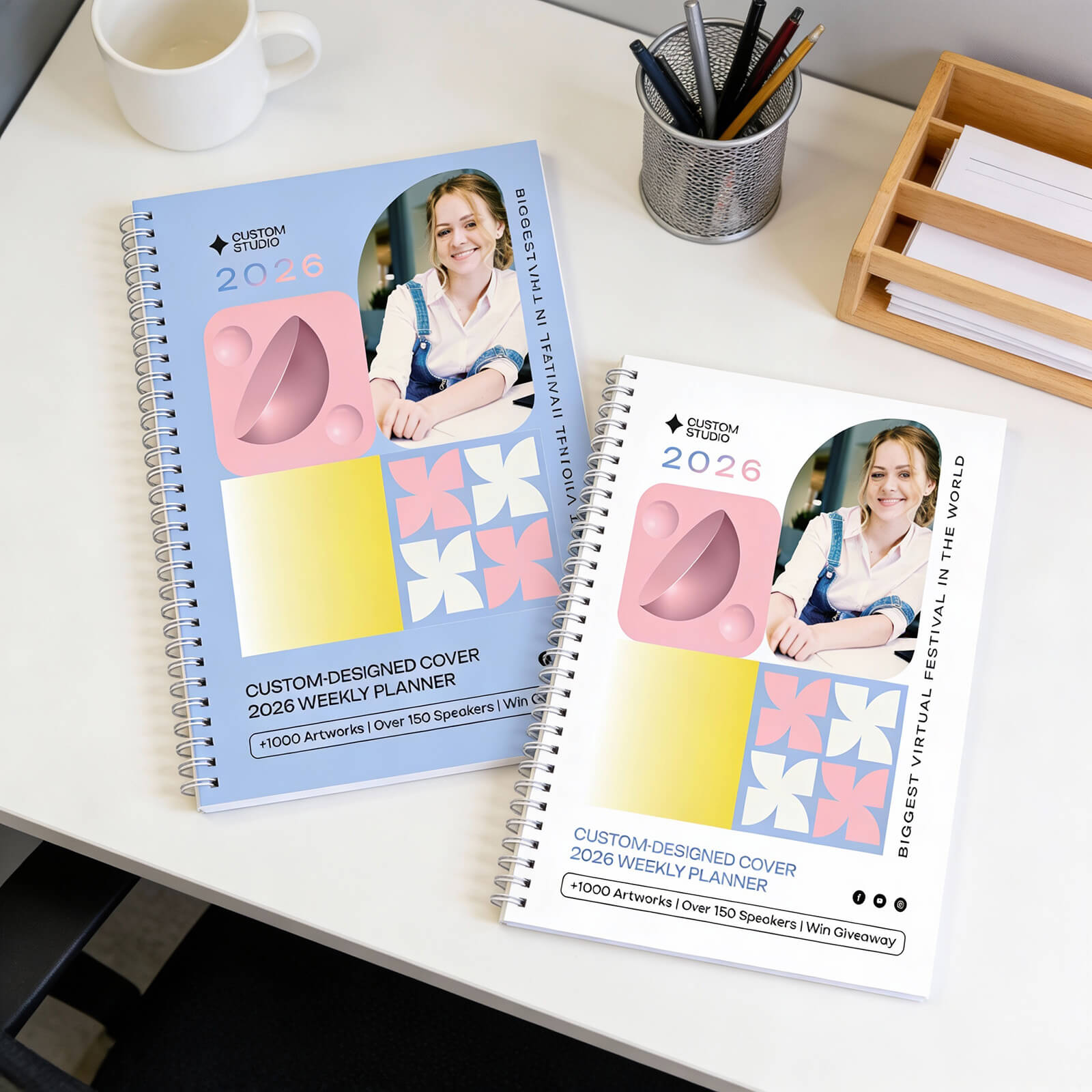 Custom Spiral 2026 Weekly Planner