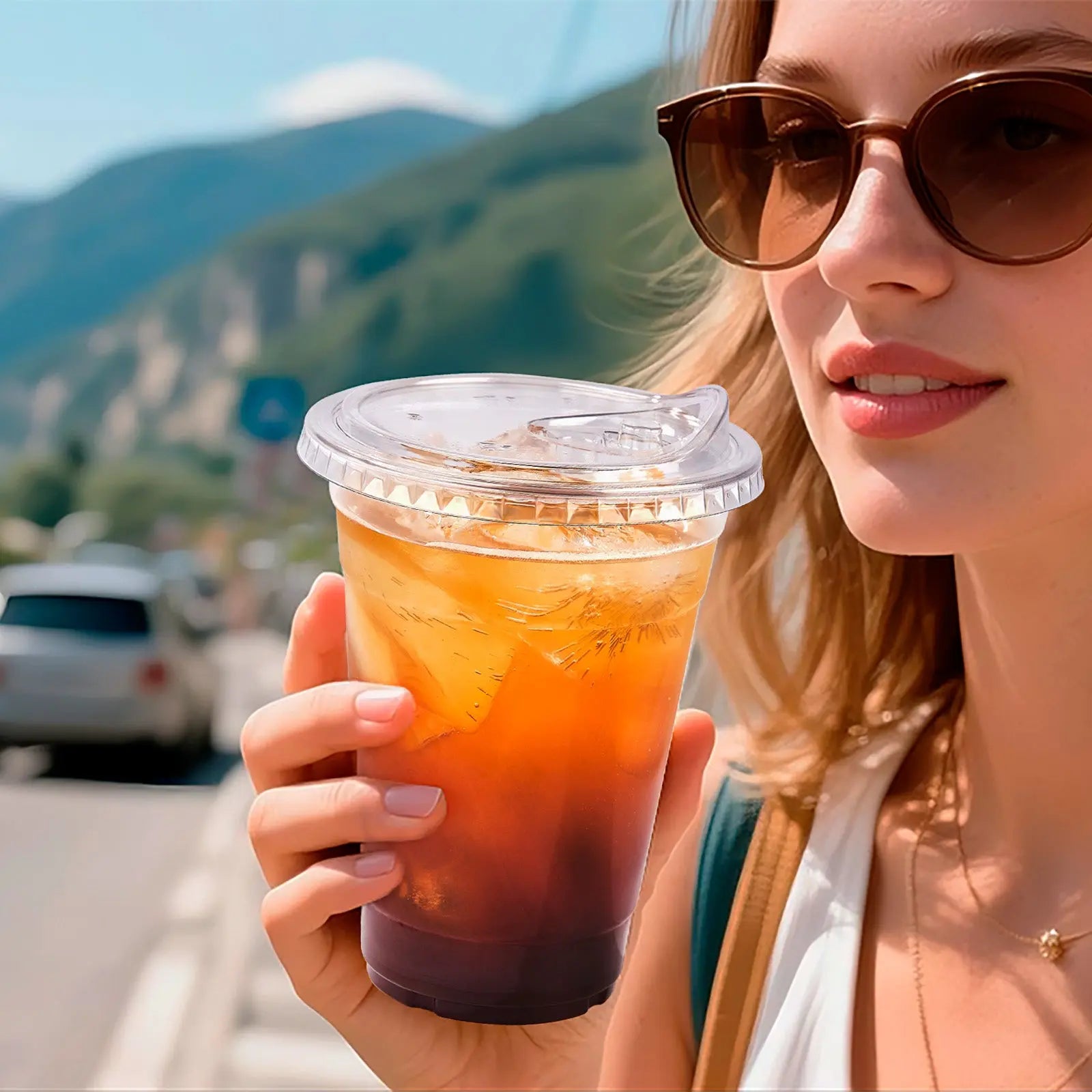 16 oz Blank Recyclable Plastic Cups