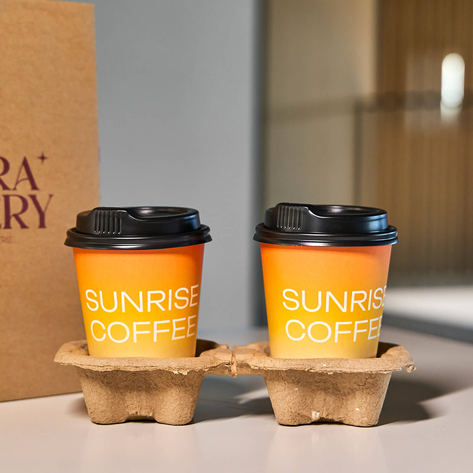 12 oz Custom Compostable Double Wall Paper Cups