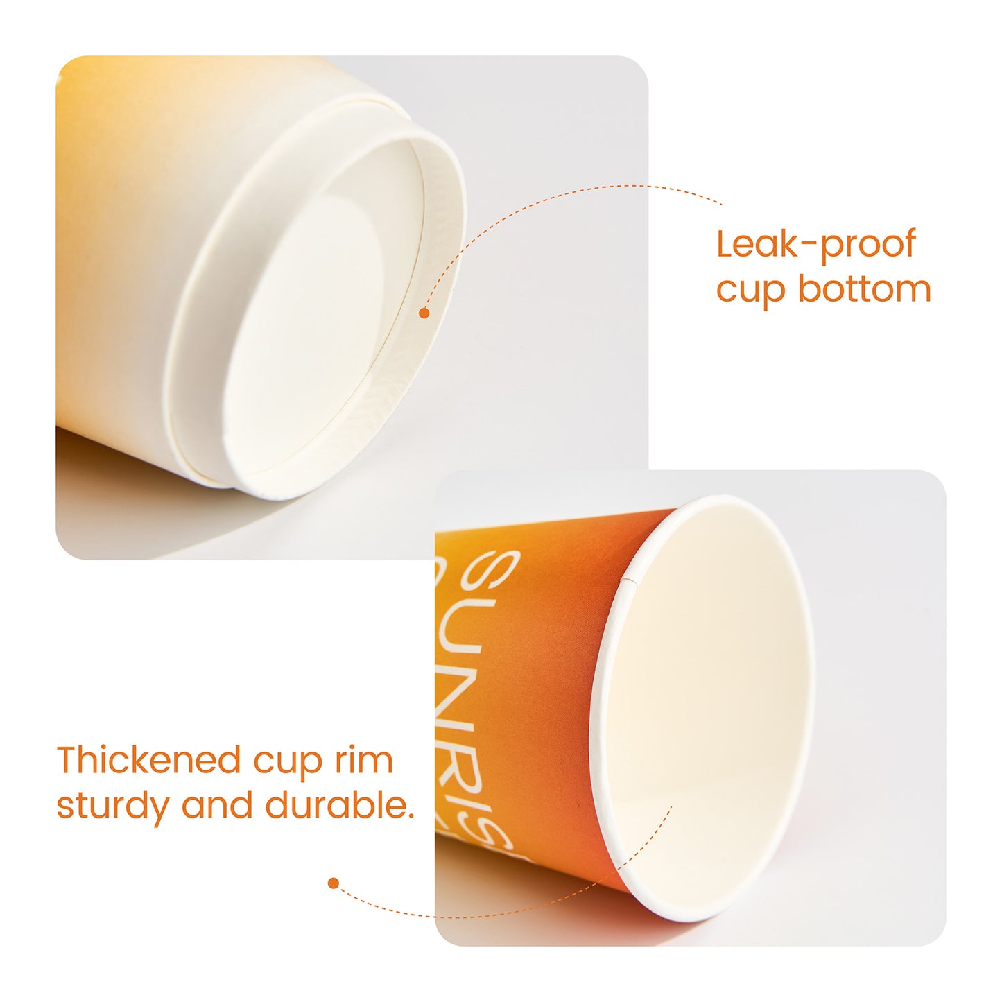 12 oz Custom Compostable Double Wall Paper Cups