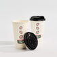16 oz Custom Recyclable Paper Cups with Lids