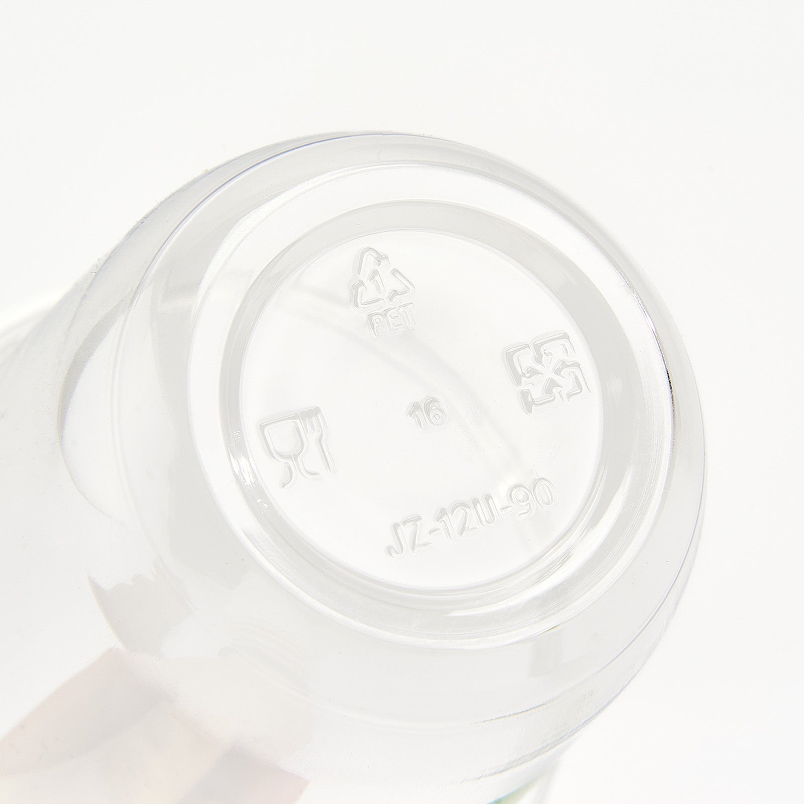 12 oz Custom Recyclable Round Bottom Plastic Cups