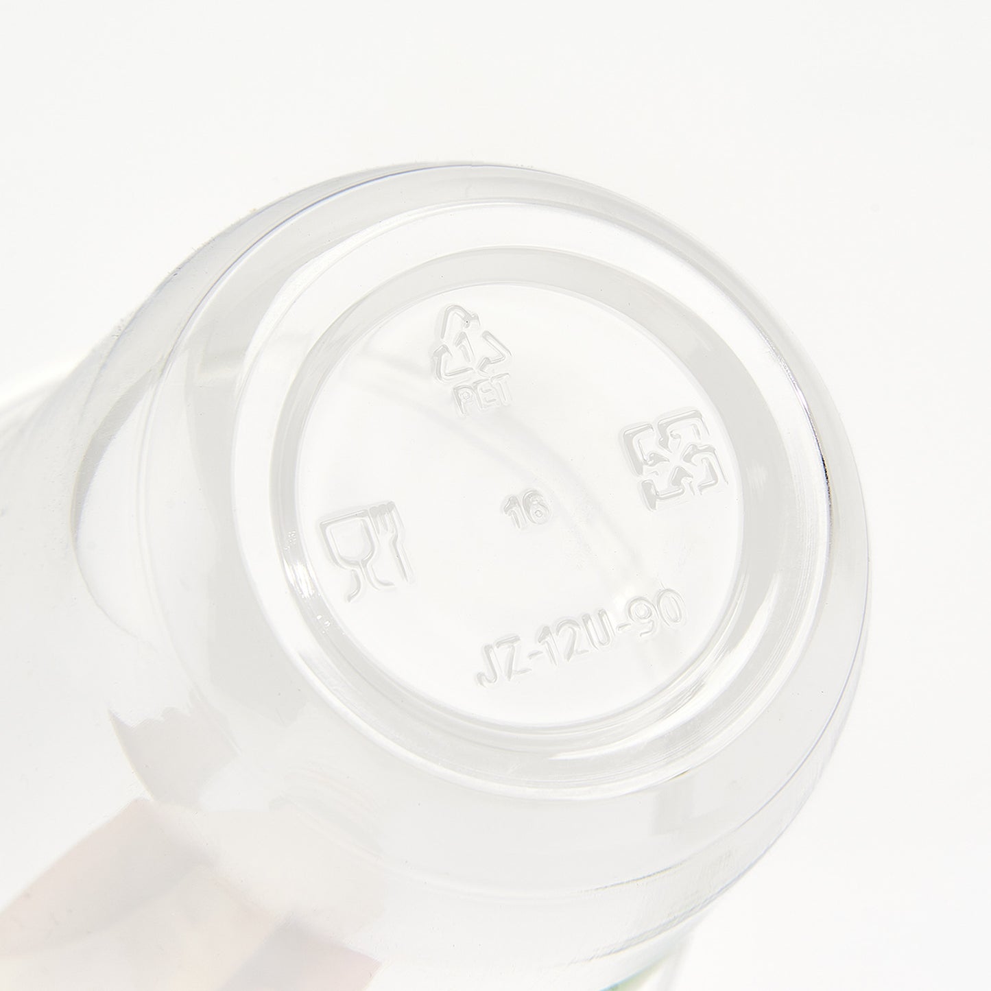 12 oz Custom Recyclable Round Bottom Plastic Cups