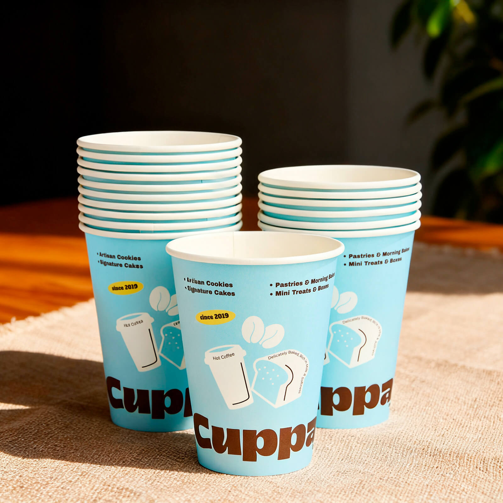 12 oz Custom Compostable Paper Cups