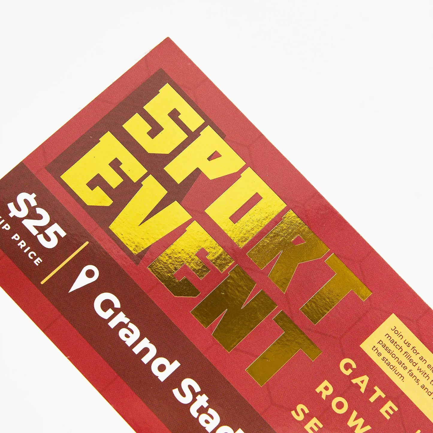 Custom Tickets-SPU RacetopPrint