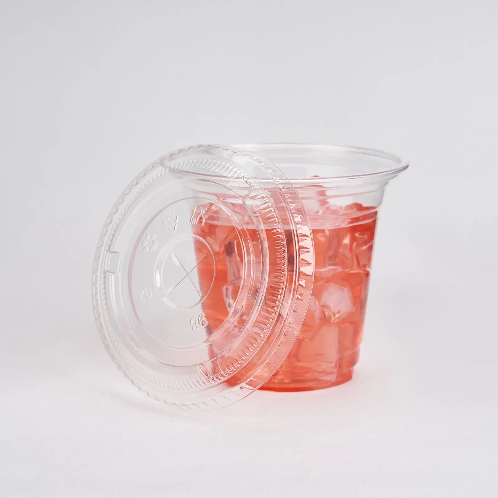 Flat Straw Lid For 12 and 16 oz. Recyclable Plastic Cups-shippingTest RACETOP