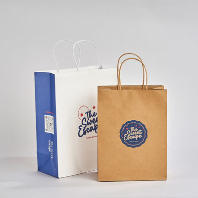 Custom 4-Side Printing Shopping Bags