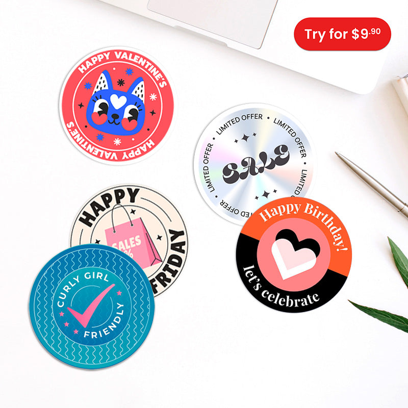Circle Stickers $9.9 for 10