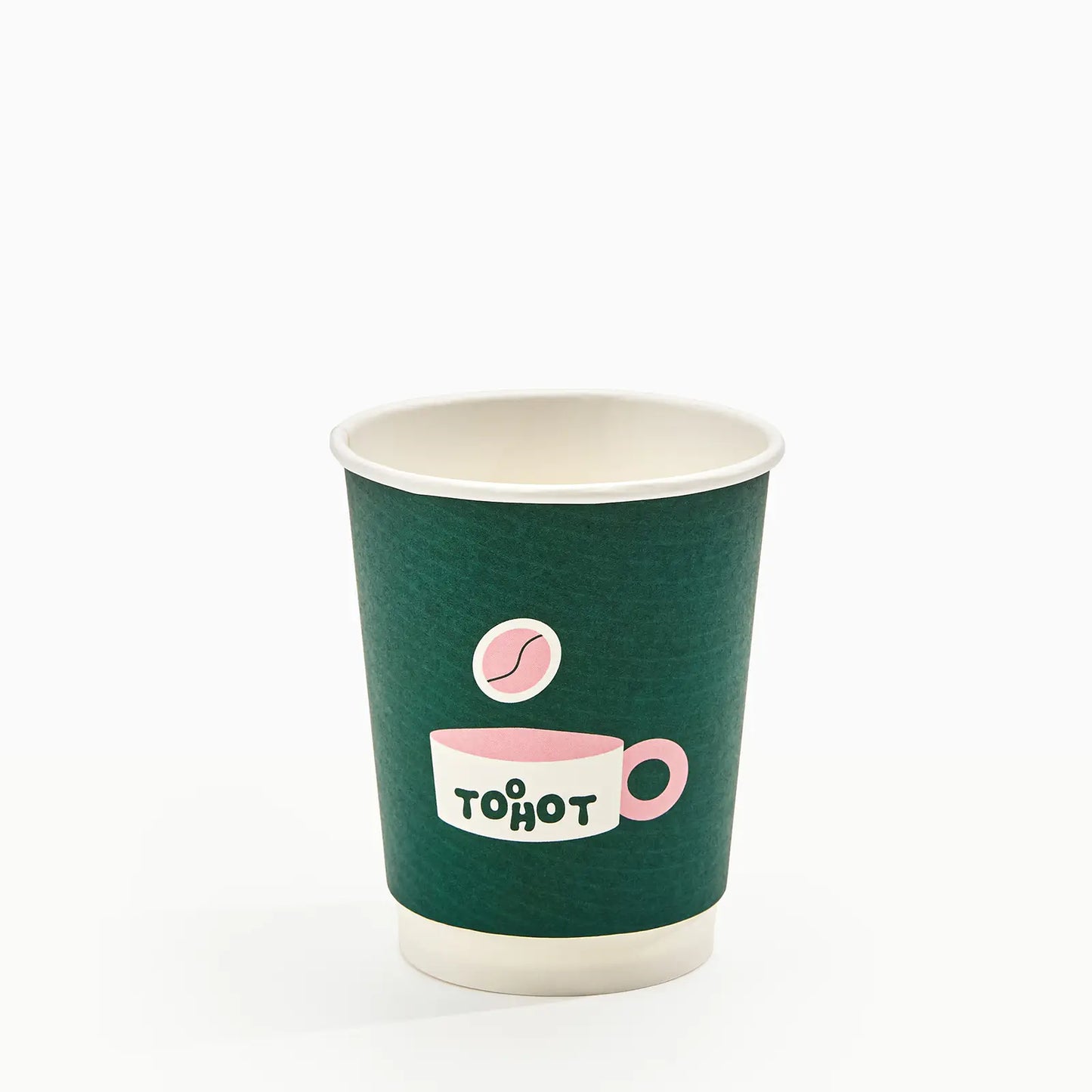 8 oz Custom Recyclable Double Wall Paper Cups