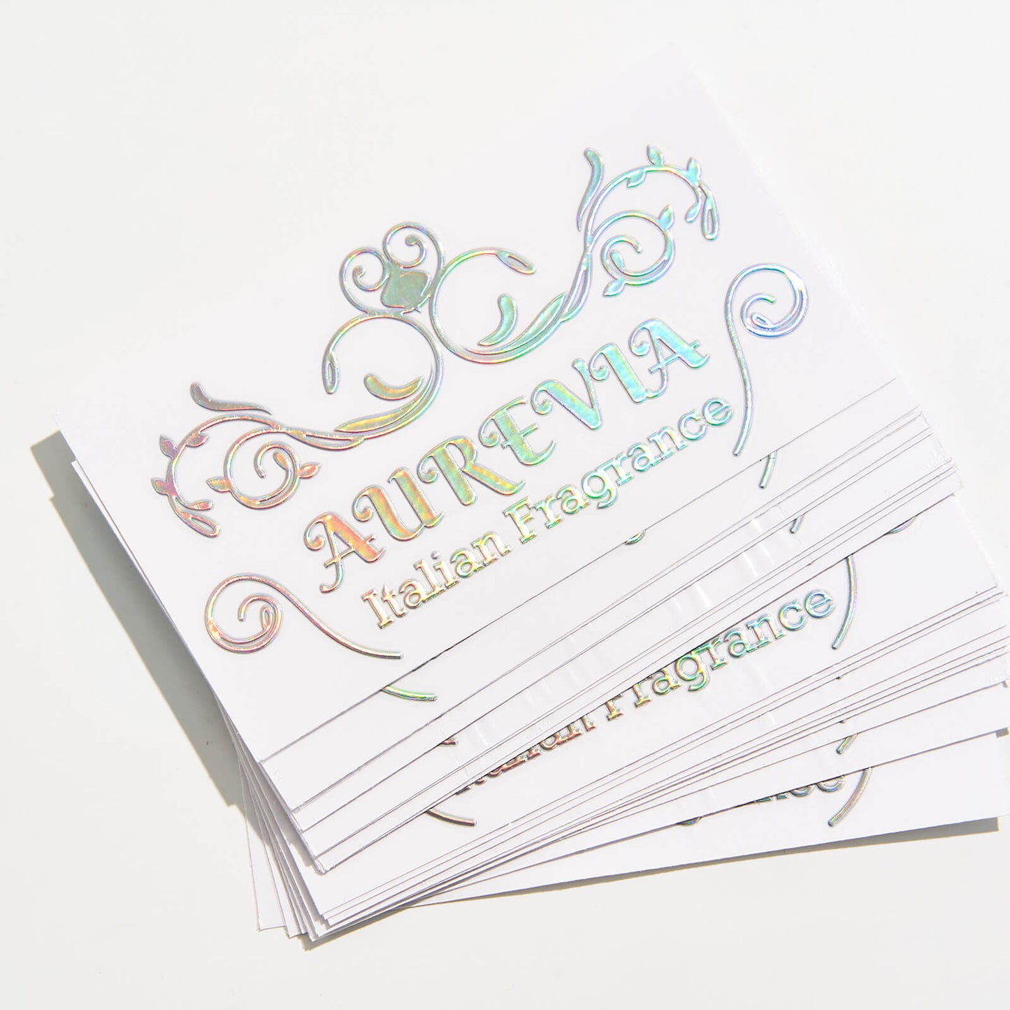 Holographic Silver UV DTF Transfers