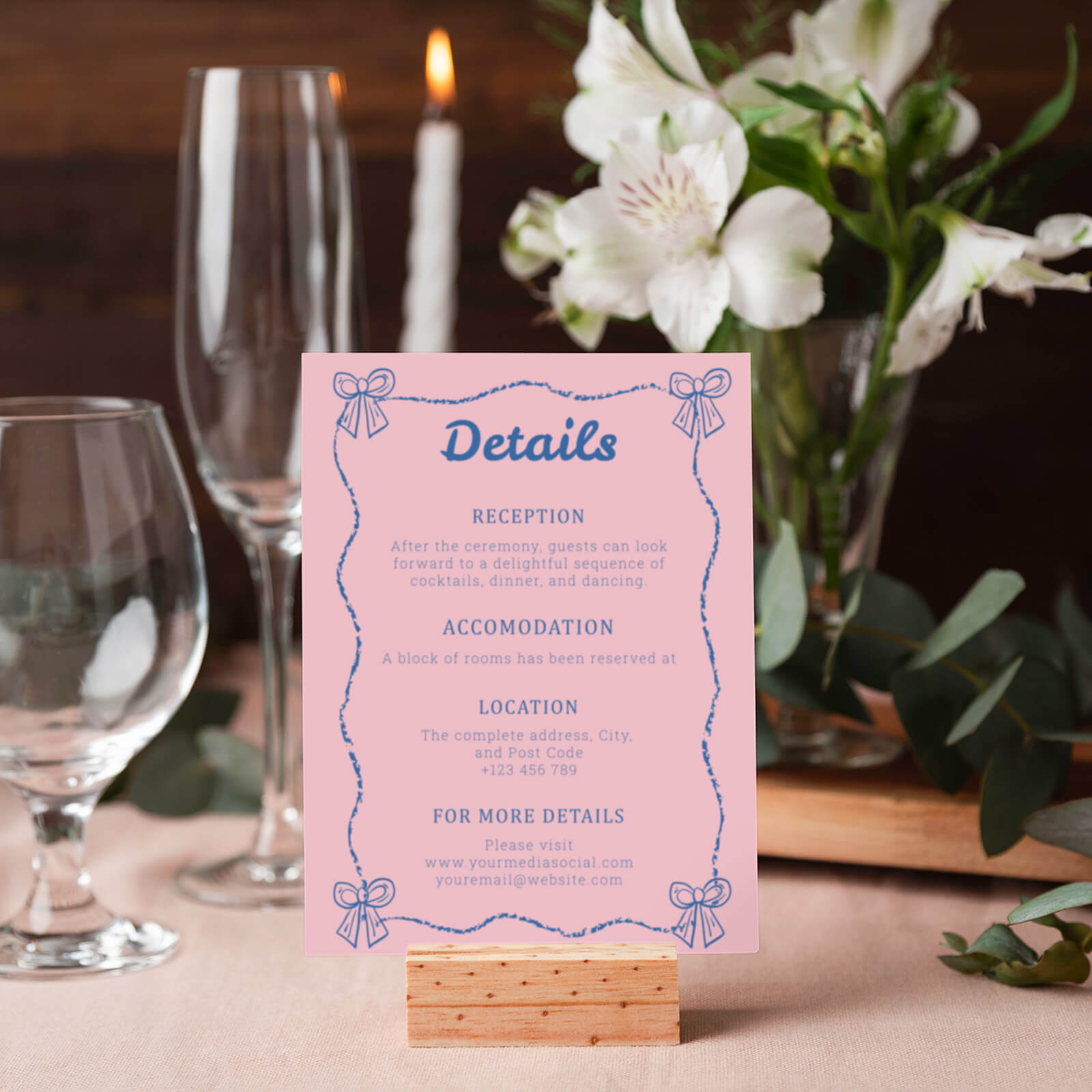 Wedding Enclosure Cards